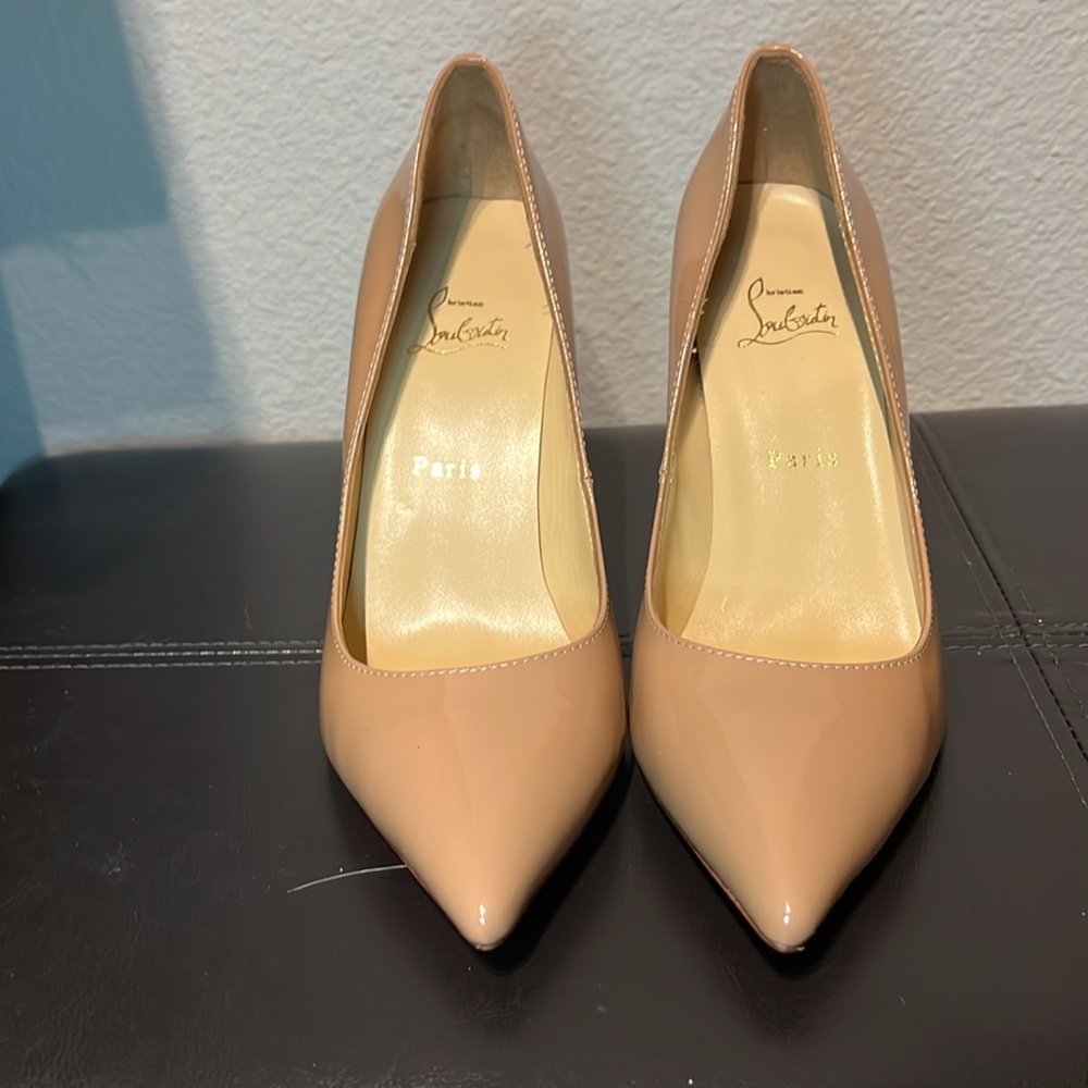 Christian Louboutin Patent Leather Kate 100mm Heels size 41 / 10 - Picture 3 of 9